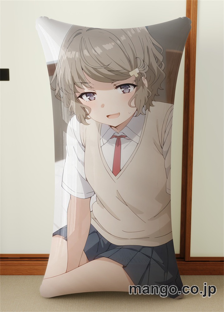 抱き枕カバー  オリジナル   アニメ キャラクター 【青春ブタ野郎シリーズ】古賀朋絵 小型クッション キャラクターグッズ PVC製 コレクション用 2
