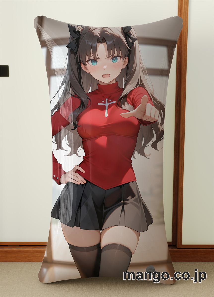 抱き枕カバー  オリジナル   アニメ キャラクター 【Fate】遠坂凛 小型クッション キャラクターグッズ PVC製 コレクション用