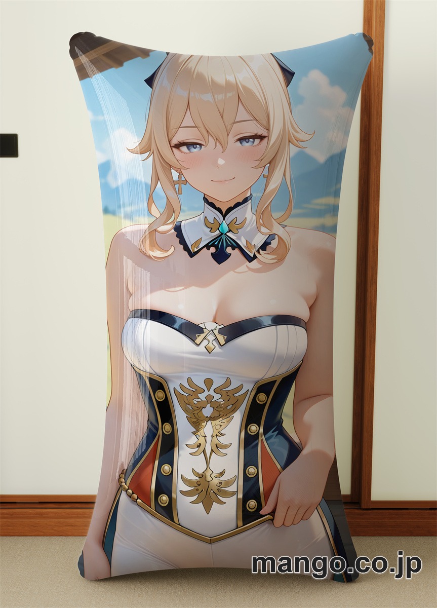 抱き枕カバー  オリジナル   アニメ キャラクター 【原神】ジン 小型クッション キャラクターグッズ PVC製 コレクション用 2