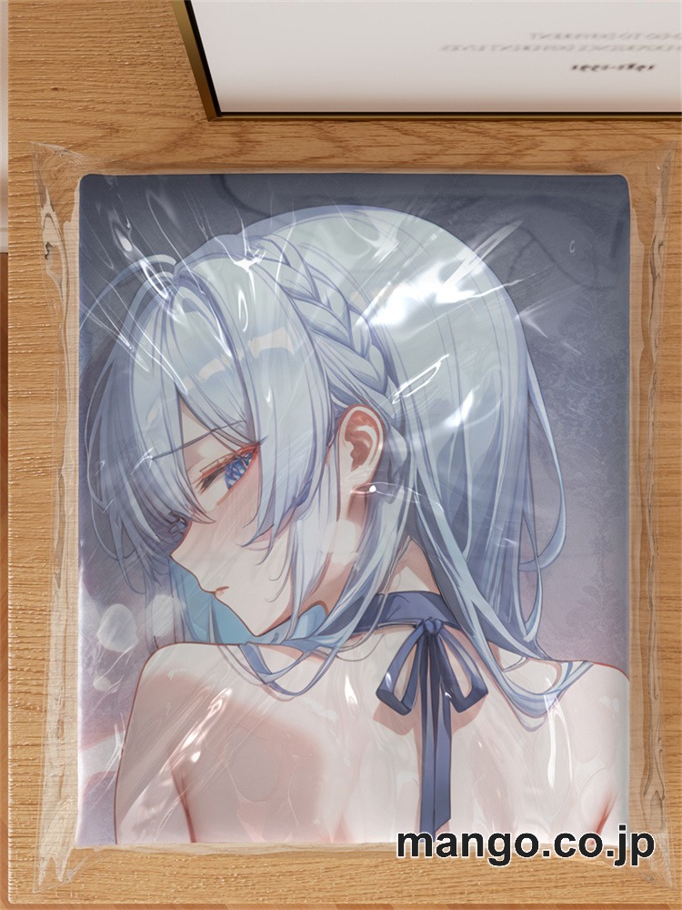 抱き枕カバー  オリジナル   アニメ キャラクター 【人付き合いが苦手な未亡人の雪女さん】雪乃深冬 小型クッション キャラクターグッズ PVC製 コレクション用 3