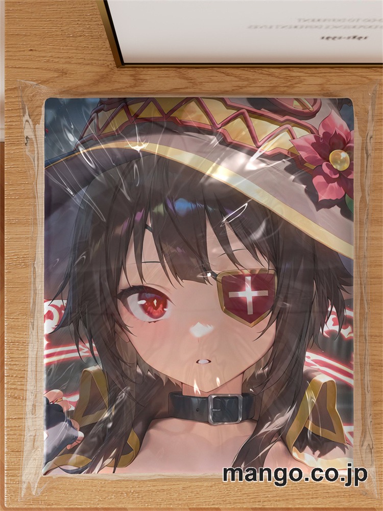 抱き枕カバー  オリジナル   アニメ キャラクター 【このすば】めぐみん 小型クッション キャラクターグッズ PVC製 コレクション用 3