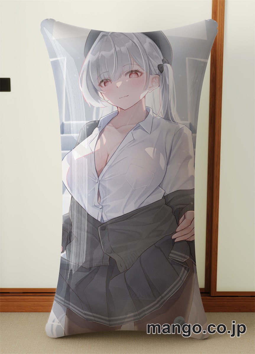 抱き枕カバー  オリジナル   アニメ キャラクター 【アズールレーン】シラ 小型クッション キャラクターグッズ PVC製 コレクション用