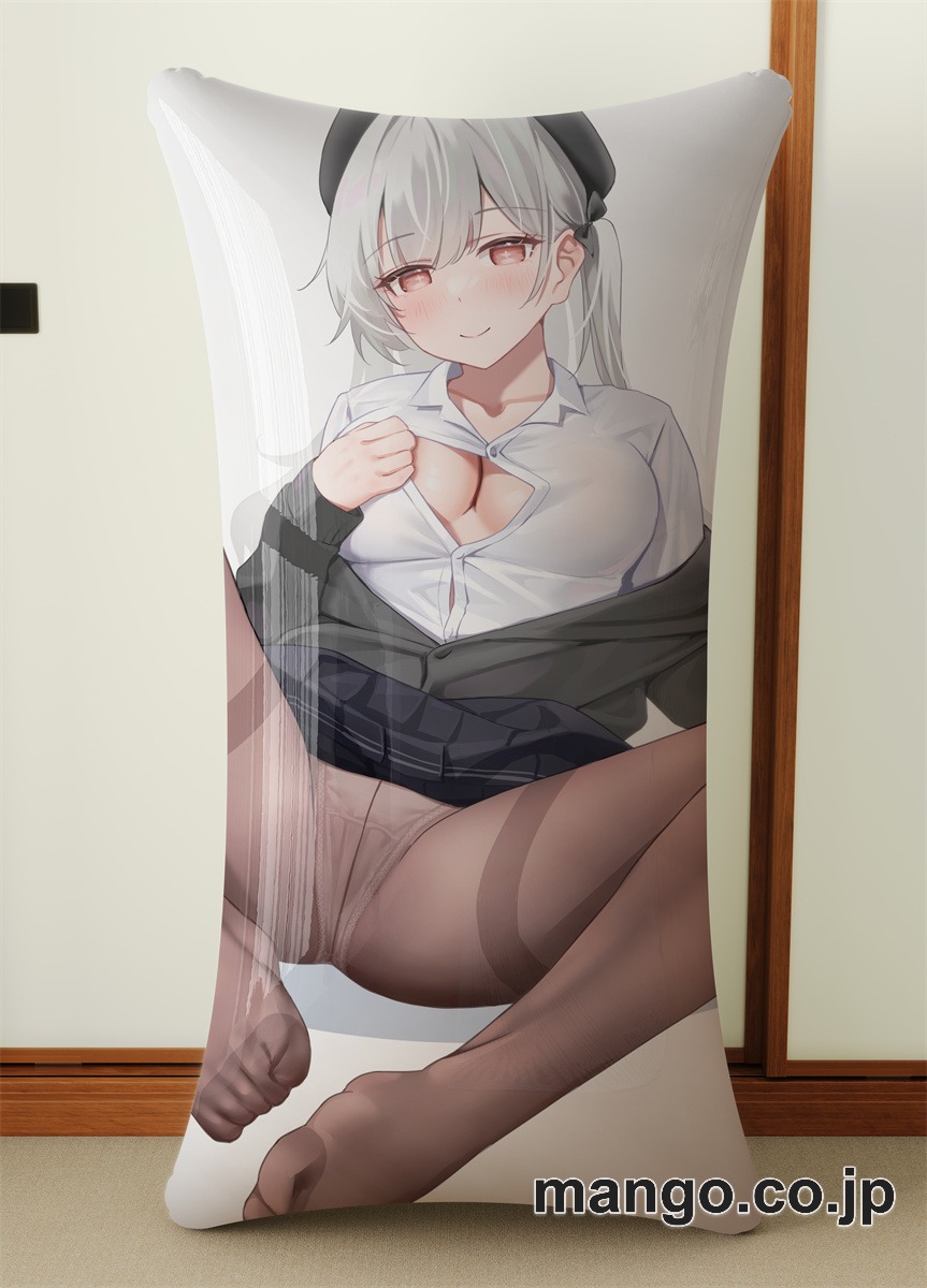 抱き枕カバー  オリジナル   アニメ キャラクター 【アズールレーン】シラ 小型クッション キャラクターグッズ PVC製 コレクション用 2