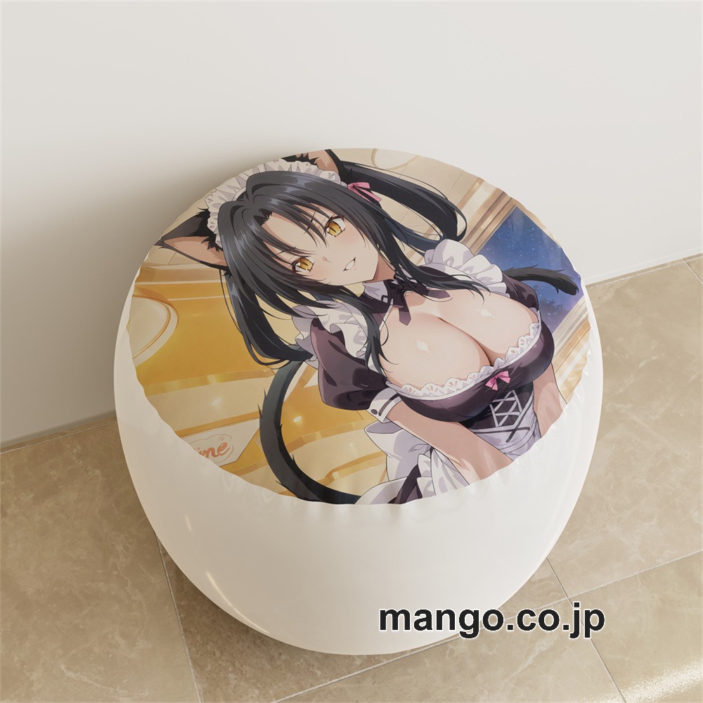 PVC ラウンドスツール【ハイスクールD×D】黒歌 アニメ キャラクターグッズ PVC製 ラウンドスツール コレクション用