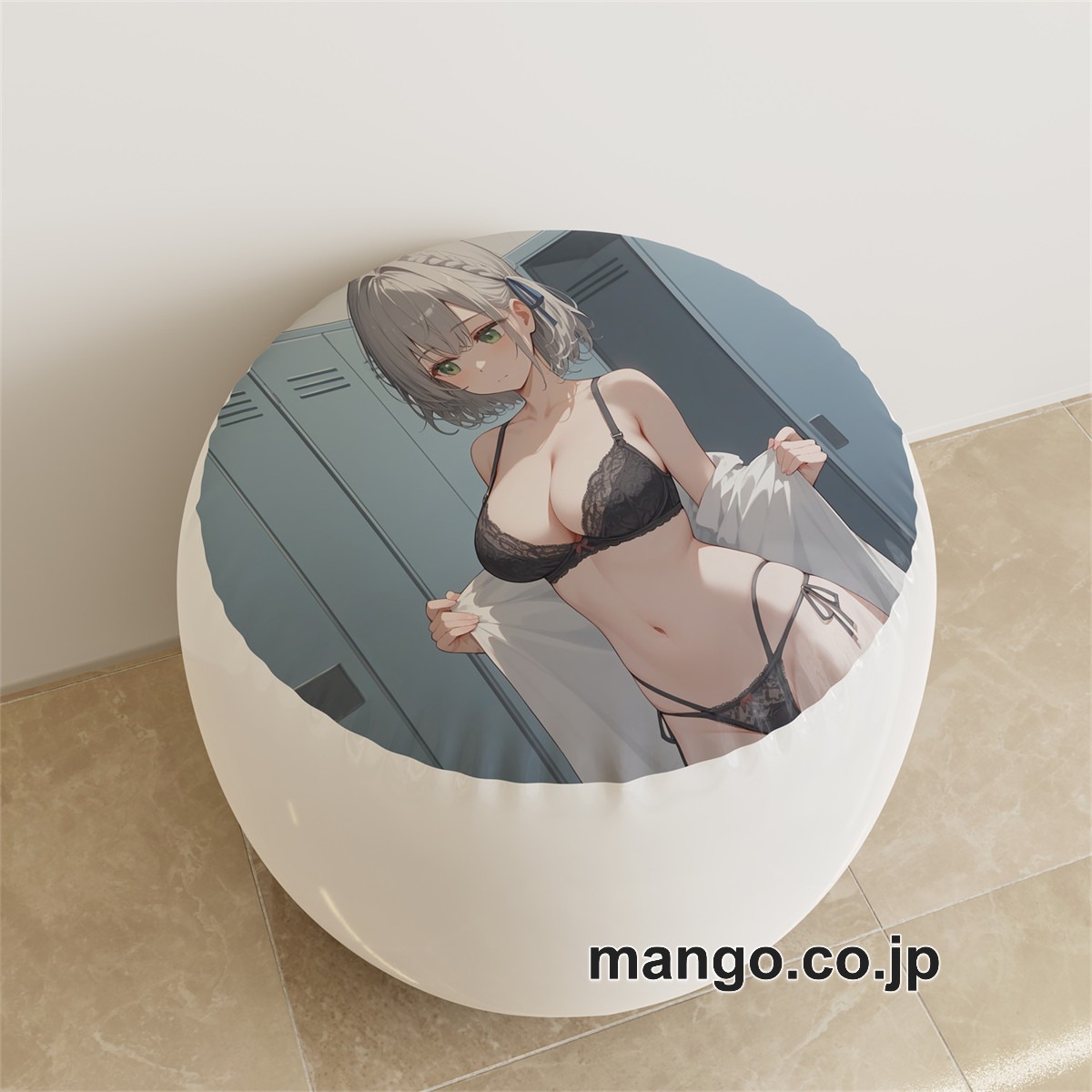 PVC ラウンドスツール【バーチャルYouTuber】白銀ノエル アニメ キャラクターグッズ PVC製 ラウンドスツール コレクション用