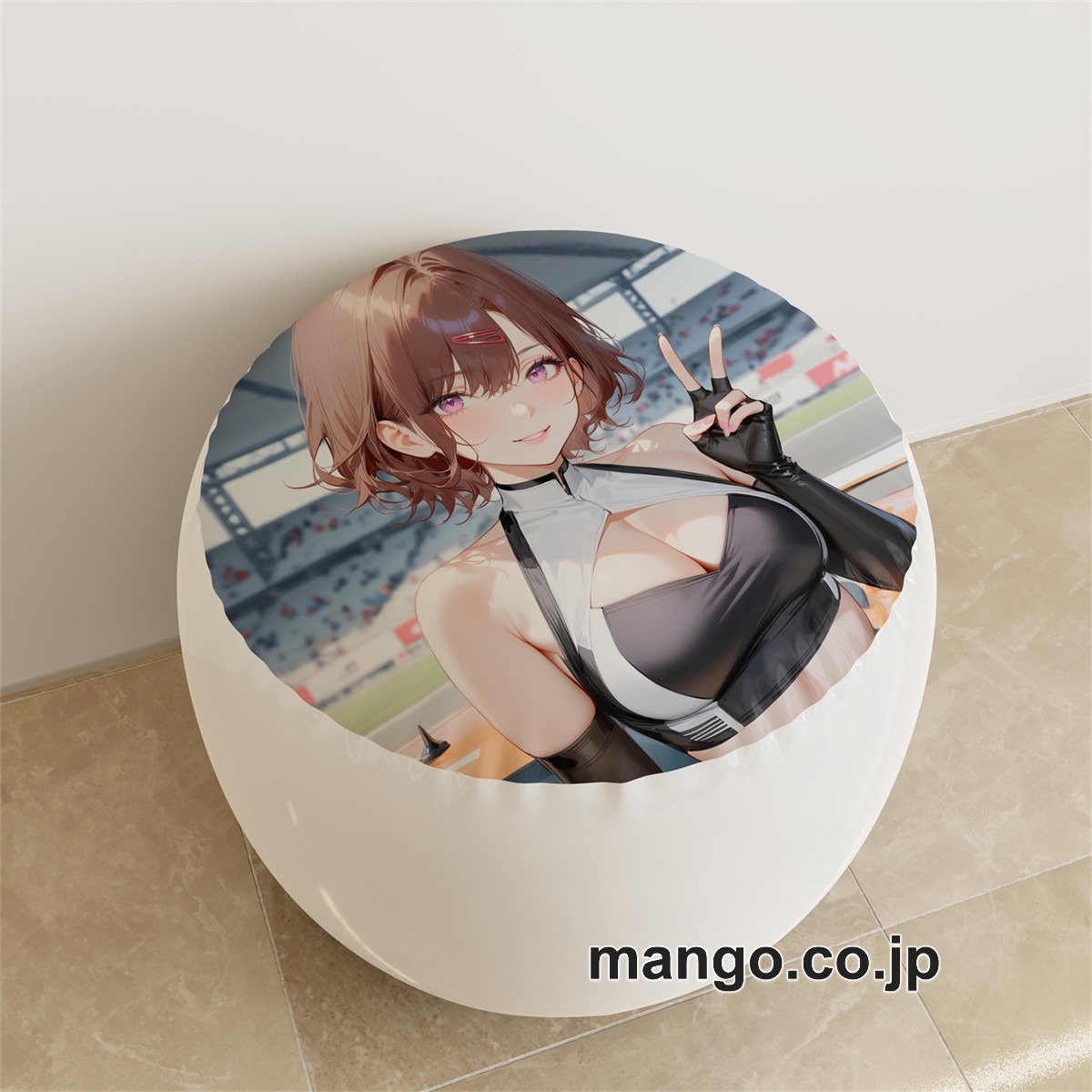 PVC ラウンドスツール【アイドルマスターシャイニーカラーズ】樋口円香 アニメ キャラクターグッズ PVC製 ラウンドスツール コレクション用