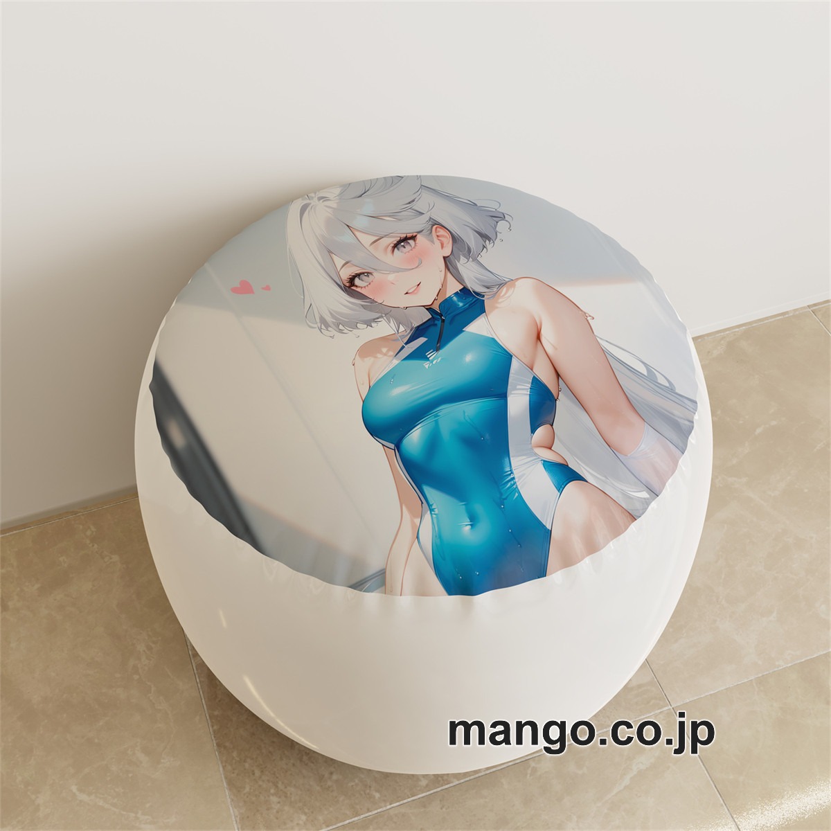 PVC ラウンドスツール【水星の魔女】ミオリネ アニメ キャラクターグッズ PVC製 ラウンドスツール コレクション用