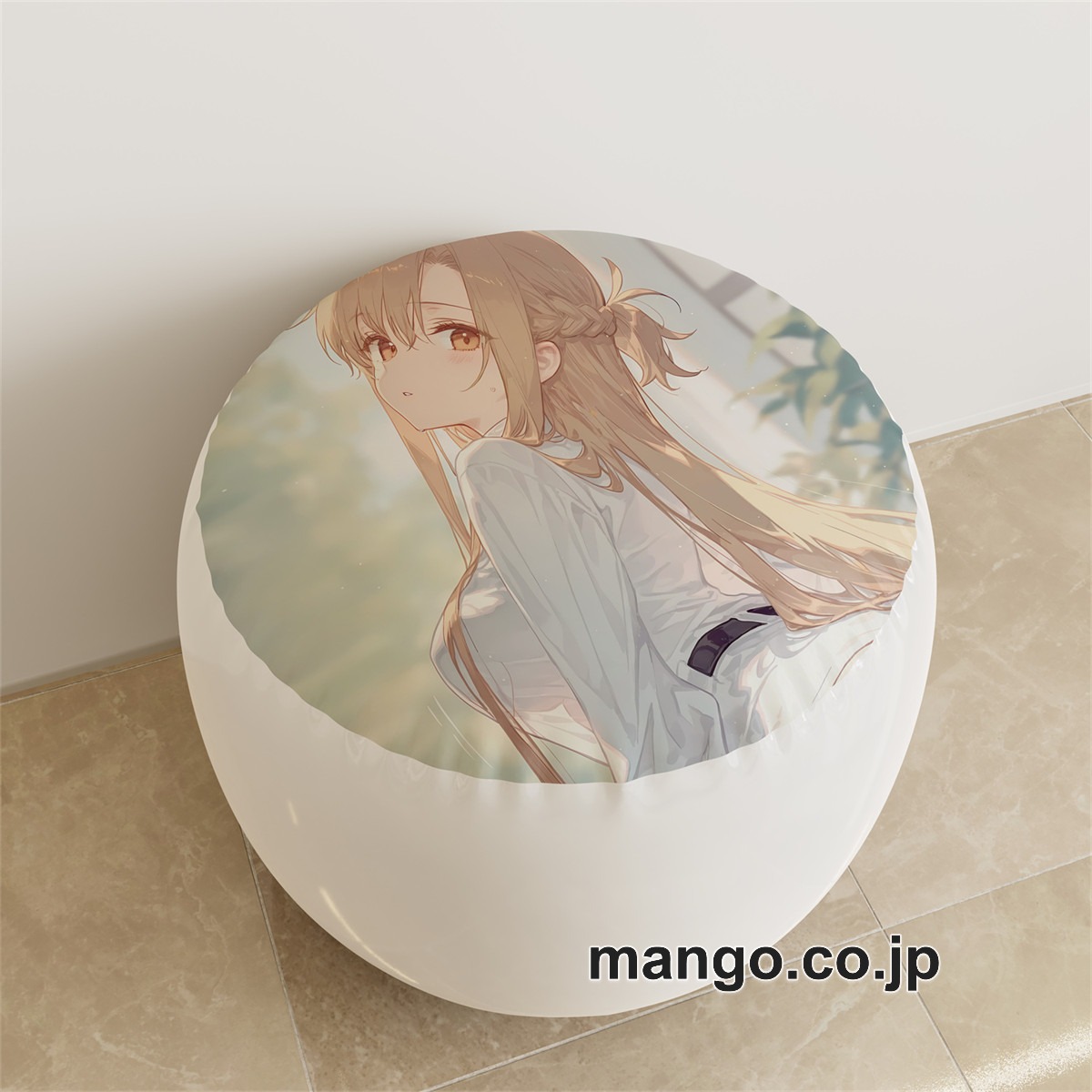 PVC ラウンドスツール【SAO】アスナ アニメ キャラクターグッズ PVC製 ラウンドスツール コレクション用 2