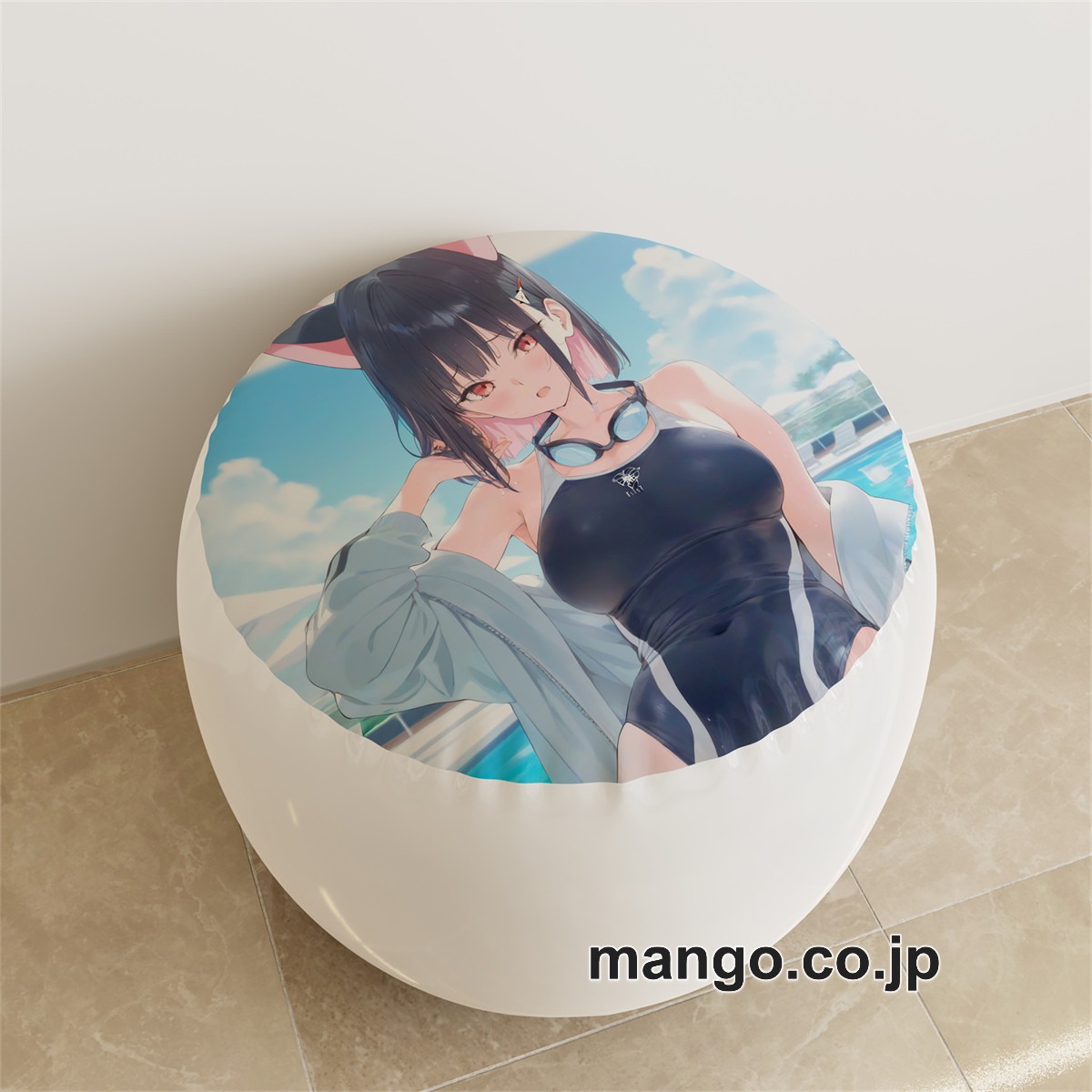 PVC ラウンドスツール【ブルーアーカイブ】杏山カズサ アニメ キャラクターグッズ PVC製 ラウンドスツール コレクション用