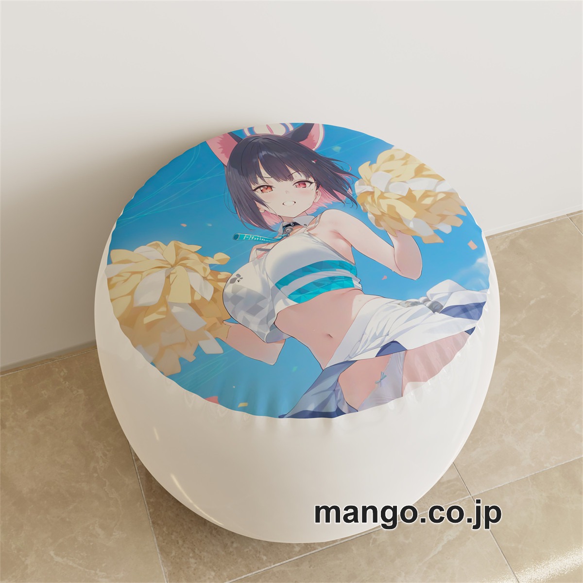 PVC ラウンドスツール【ブルーアーカイブ】杏山カズサ アニメ キャラクターグッズ PVC製 ラウンドスツール コレクション用 2