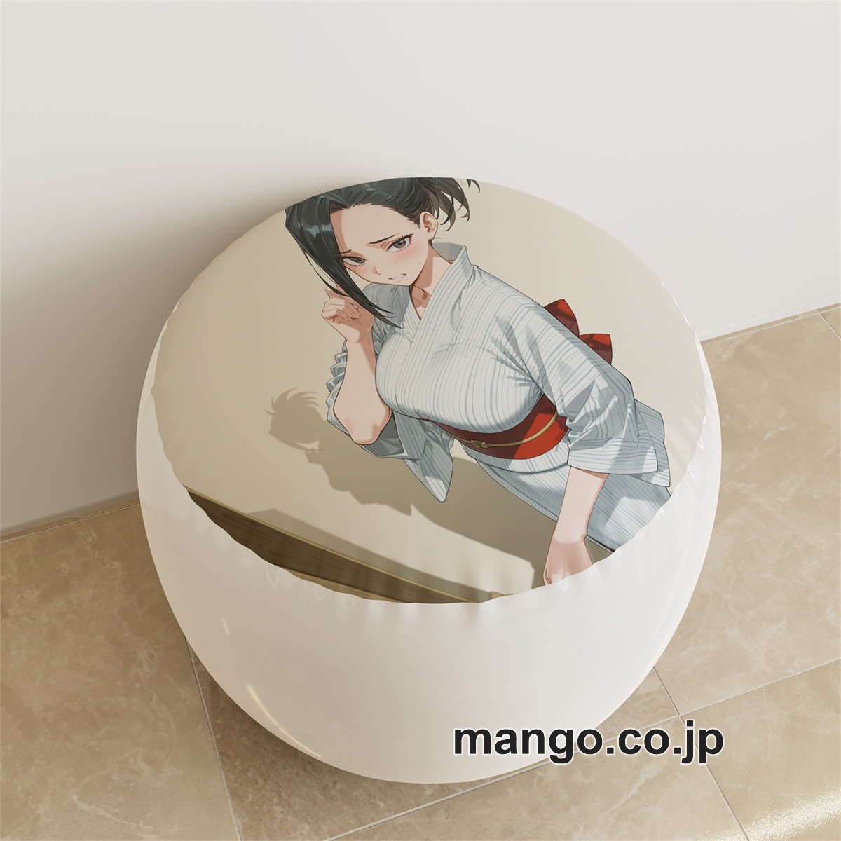 PVC ラウンドスツール【僕のヒーローアカデミア】八百万百 アニメ キャラクターグッズ PVC製 ラウンドスツール コレクション用