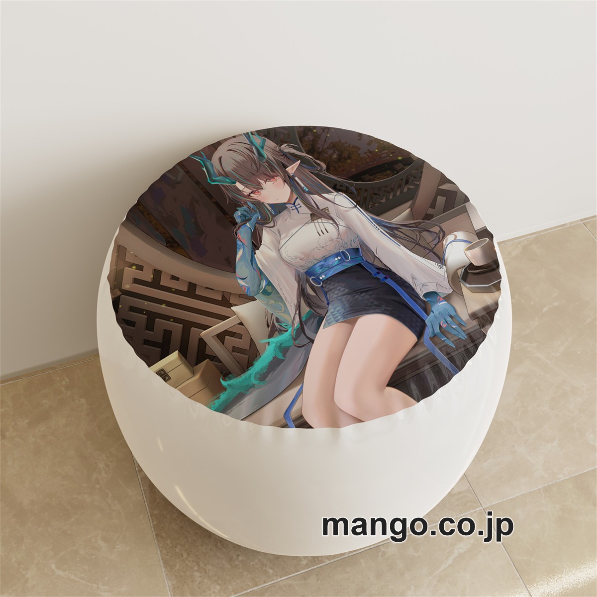PVC ラウンドスツール【アークナイツ】シー アニメ キャラクターグッズ PVC製 ラウンドスツール コレクション用