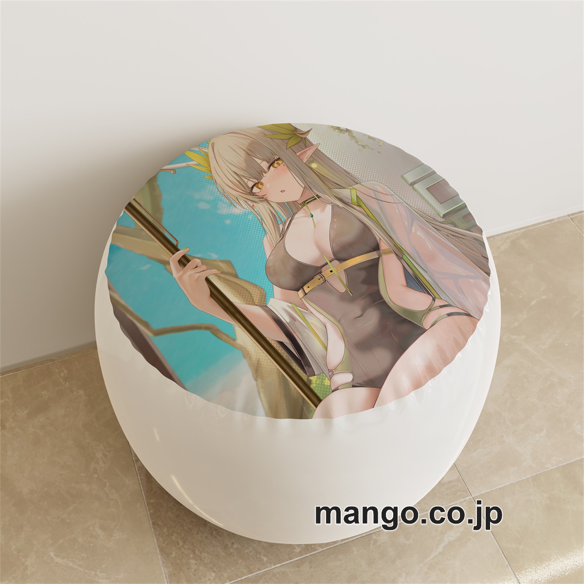 PVC ラウンドスツール【アークナイツ】ミュルジス アニメ キャラクターグッズ PVC製 ラウンドスツール コレクション用 2