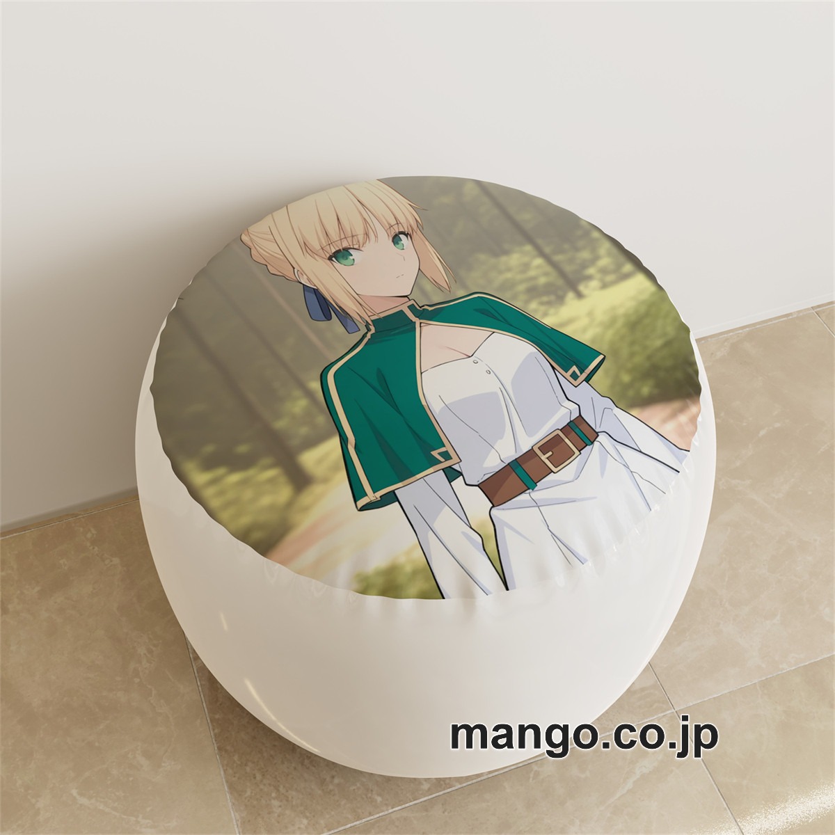 PVC ラウンドスツール【Fate】セイバー アニメ キャラクターグッズ PVC製 ラウンドスツール コレクション用 2