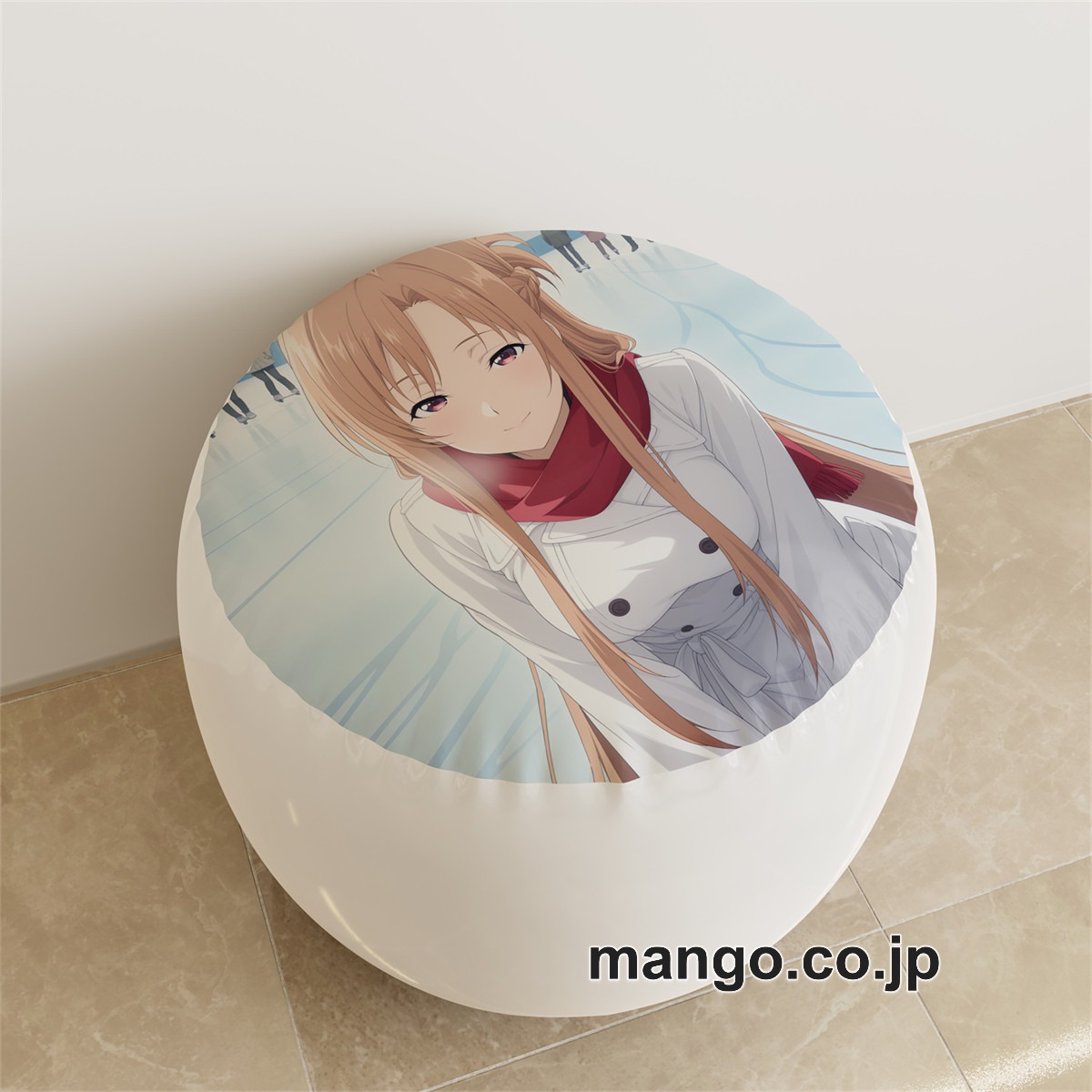 PVC ラウンドスツール【SAO】アスナ アニメ キャラクターグッズ PVC製 ラウンドスツール コレクション用 2