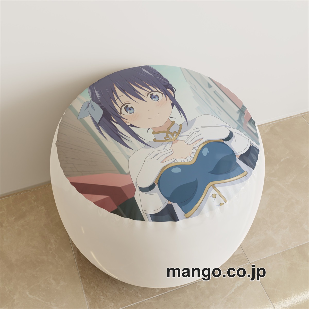 PVC ラウンドスツール【カノジョも彼女】水瀬渚 アニメ キャラクターグッズ PVC製 ラウンドスツール コレクション用