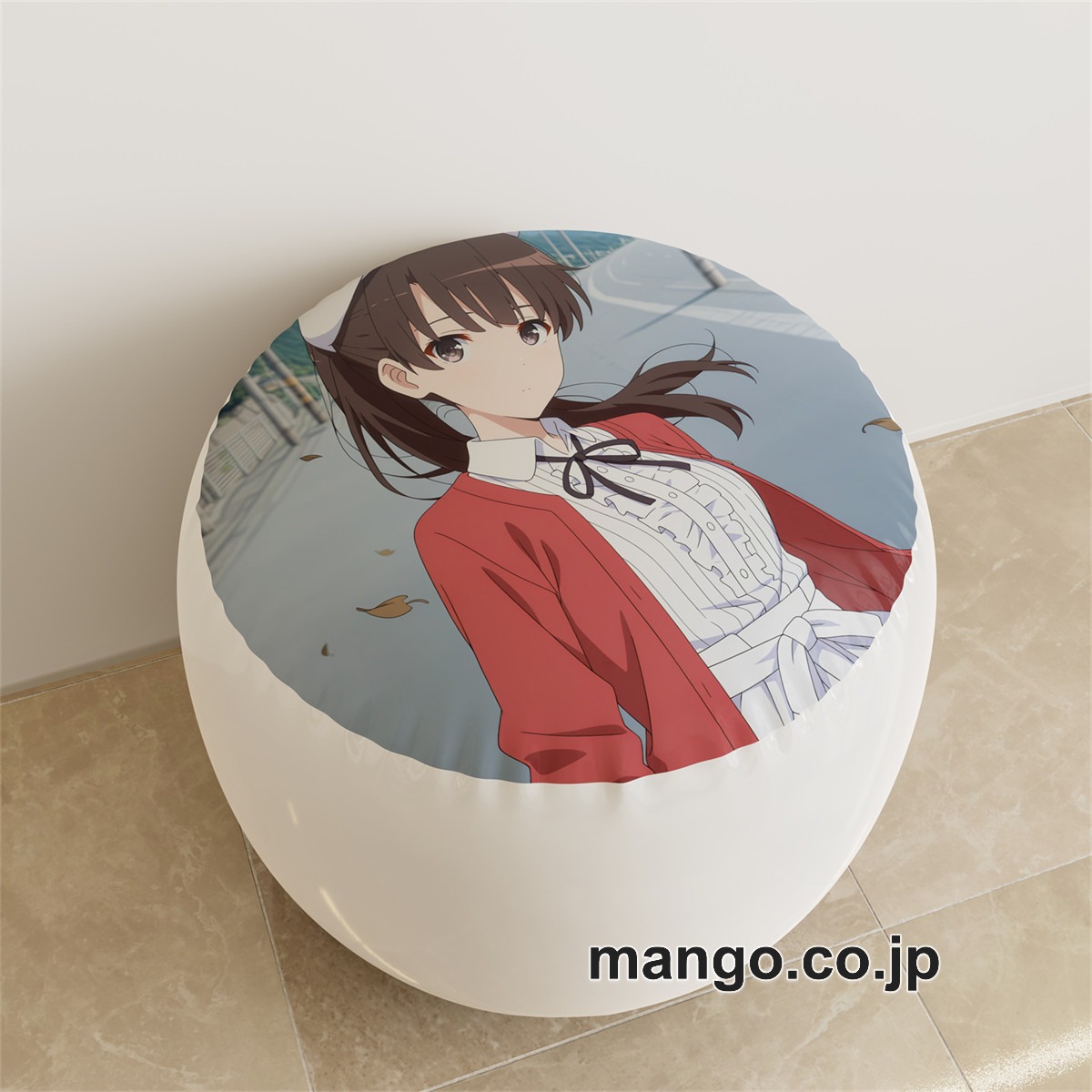PVC ラウンドスツール【冴えない彼女の育てかた】加藤恵 アニメ キャラクターグッズ PVC製 ラウンドスツール コレクション用 2
