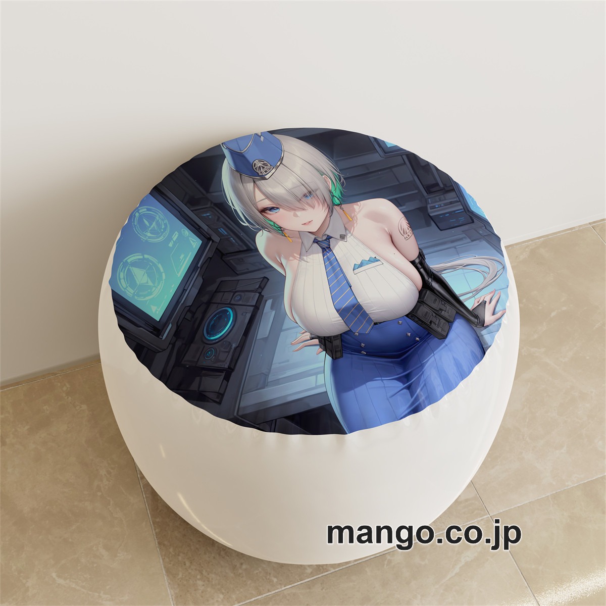 PVC ラウンドスツール【勝利の女神NIKKE】ブレッディ ブリッド アニメ キャラクターグッズ PVC製 ラウンドスツール コレクション用 2