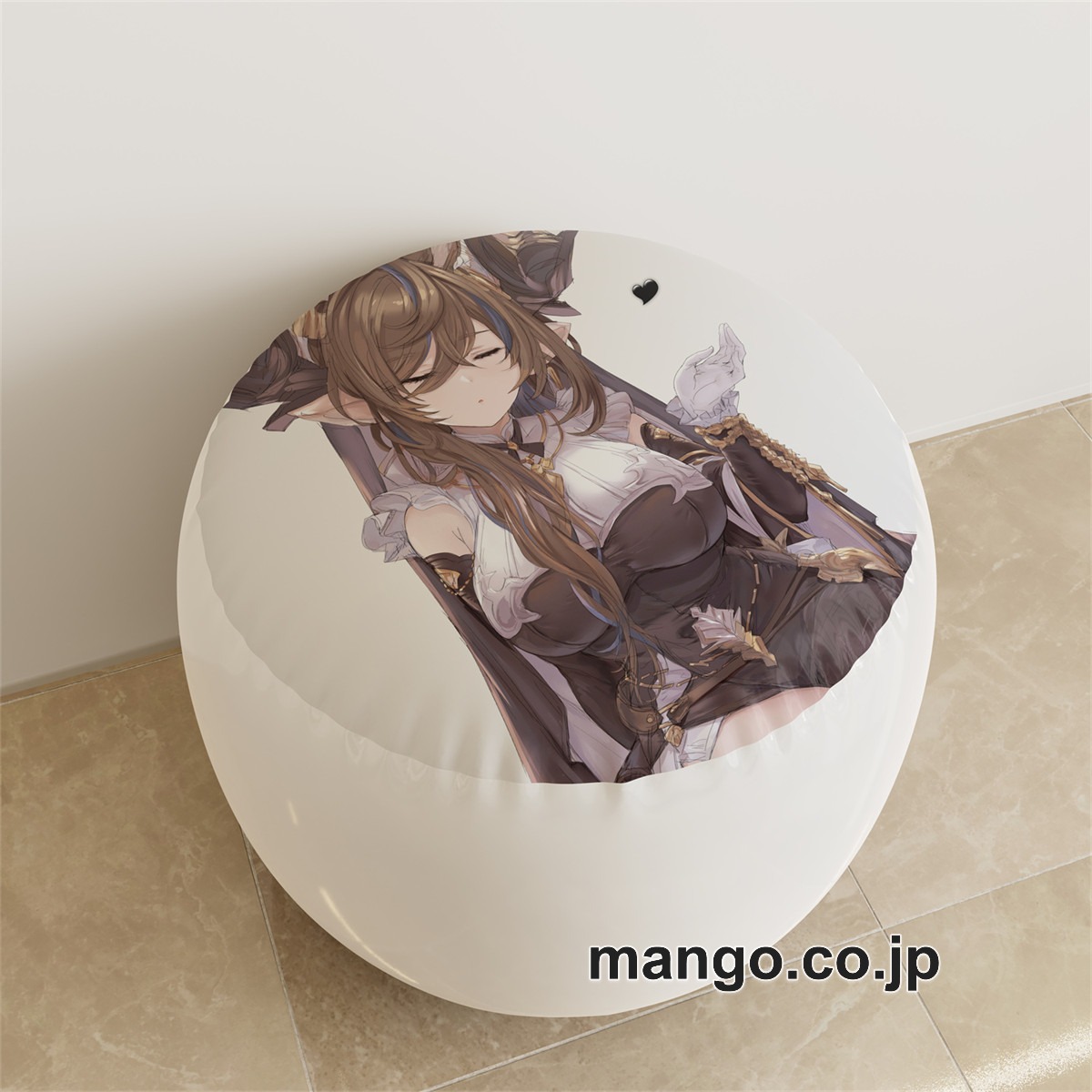 PVC ラウンドスツール【グランブルーファンタジー】ガレヲン ジータ アニメ キャラクターグッズ PVC製 ラウンドスツール コレクション用
