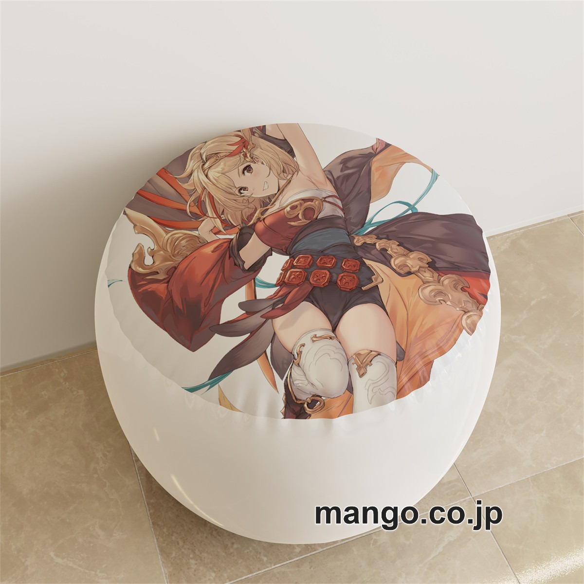 PVC ラウンドスツール【グランブルーファンタジー】ガレヲン ジータ アニメ キャラクターグッズ PVC製 ラウンドスツール コレクション用 2