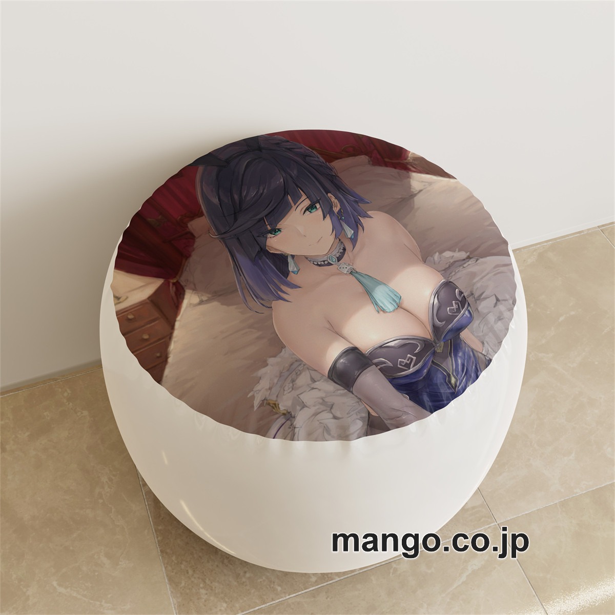 PVC ラウンドスツール【原神】夜蘭 アニメ キャラクターグッズ PVC製 ラウンドスツール コレクション用 2