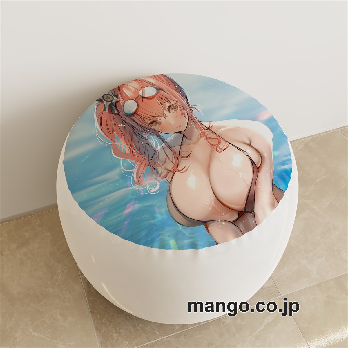PVC ラウンドスツール【アズールレーン】お尻 ザラ アニメ キャラクターグッズ PVC製 ラウンドスツール コレクション用