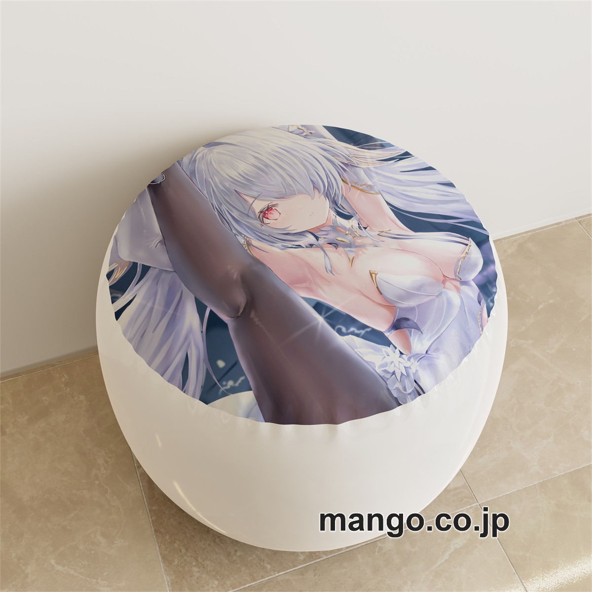 PVC ラウンドスツール【アズールレーン】キエフ アニメ キャラクターグッズ PVC製 ラウンドスツール コレクション用 2