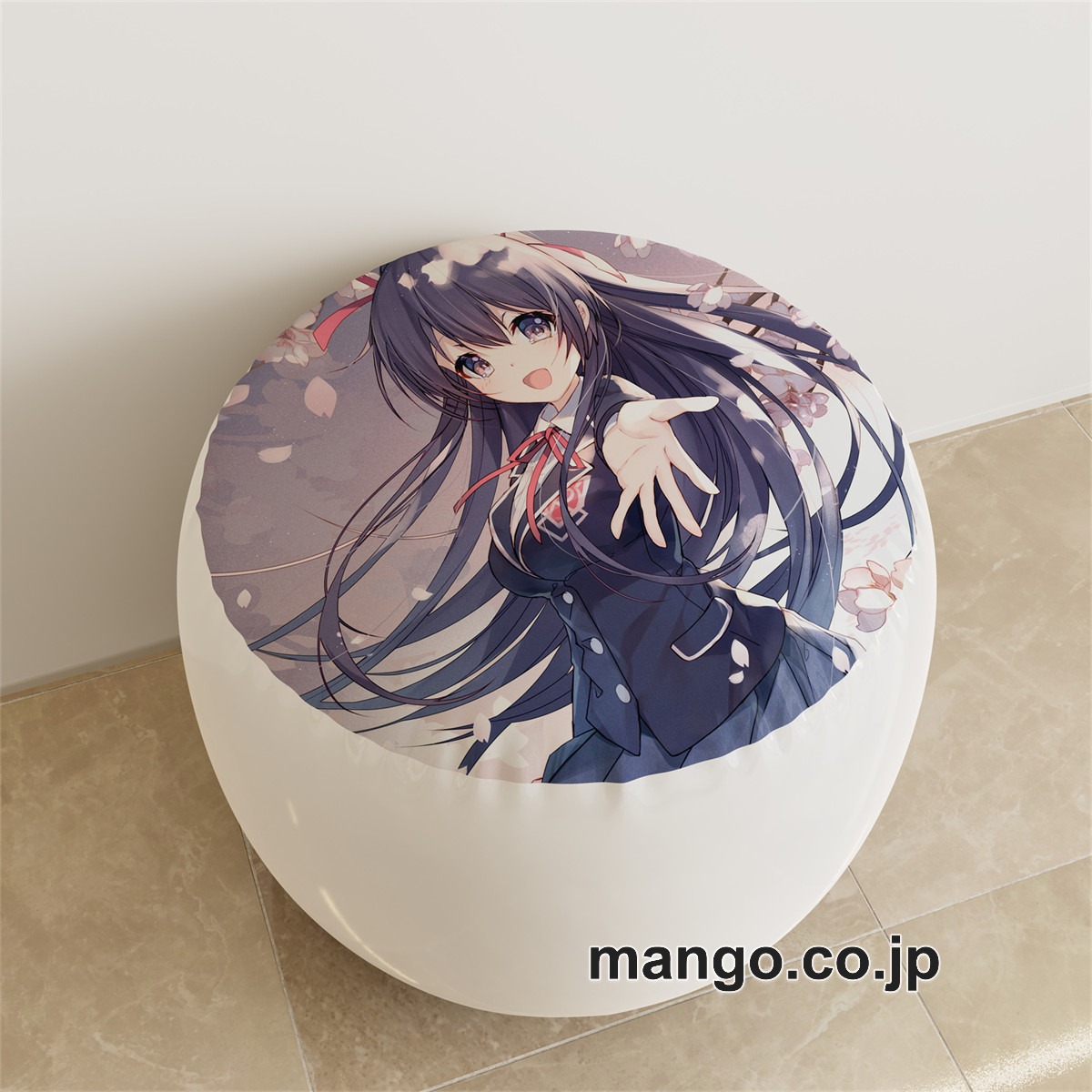PVC ラウンドスツール【デート・ア・ライブ】夜刀神十香 アニメ キャラクターグッズ PVC製 ラウンドスツール コレクション用