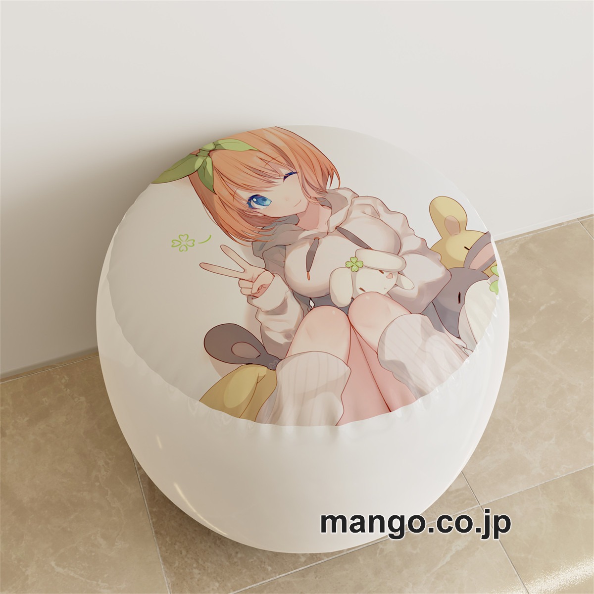 PVC ラウンドスツール【五等分の花嫁】中野四葉 アニメ キャラクターグッズ PVC製 ラウンドスツール コレクション用 2