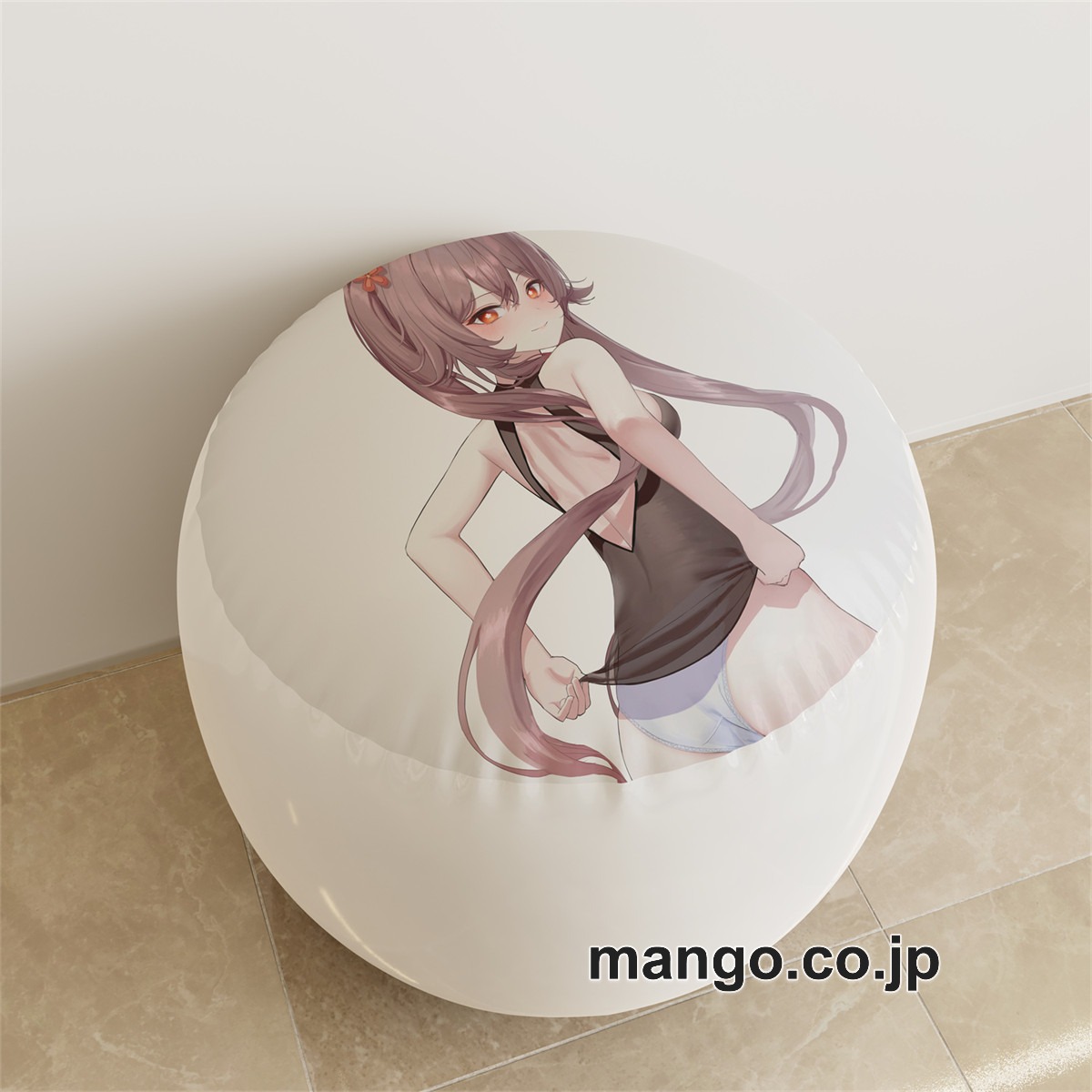 PVC ラウンドスツール【原神】胡桃 アニメ キャラクターグッズ PVC製 ラウンドスツール コレクション用