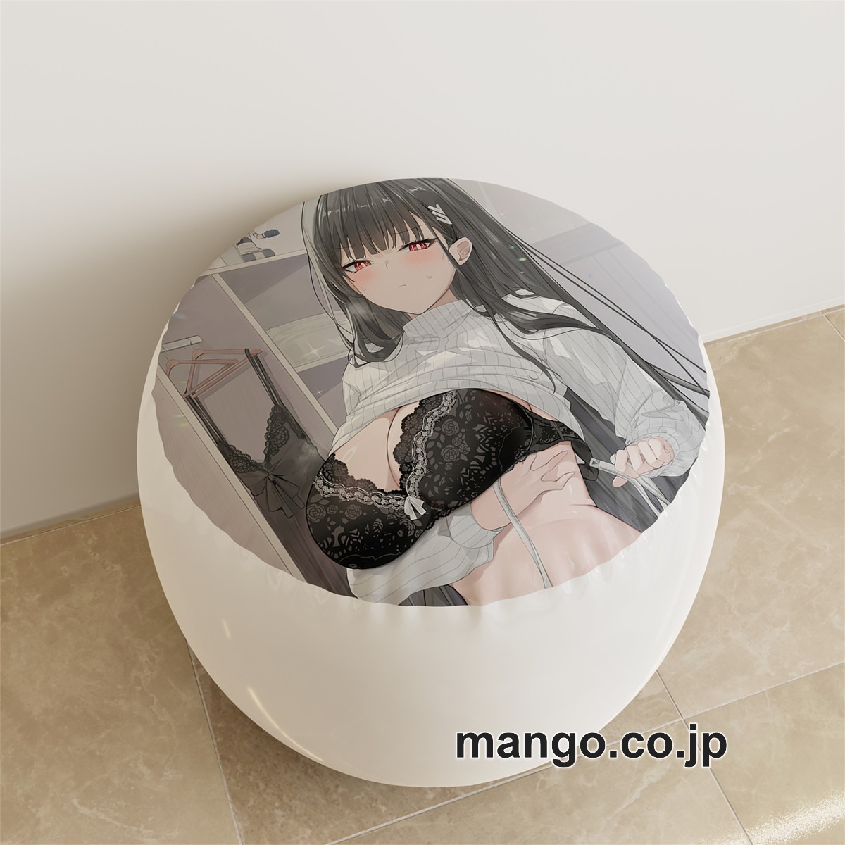 PVC ラウンドスツール【ブルーアーカイブ】調月リオ アニメ キャラクターグッズ PVC製 ラウンドスツール コレクション用 2