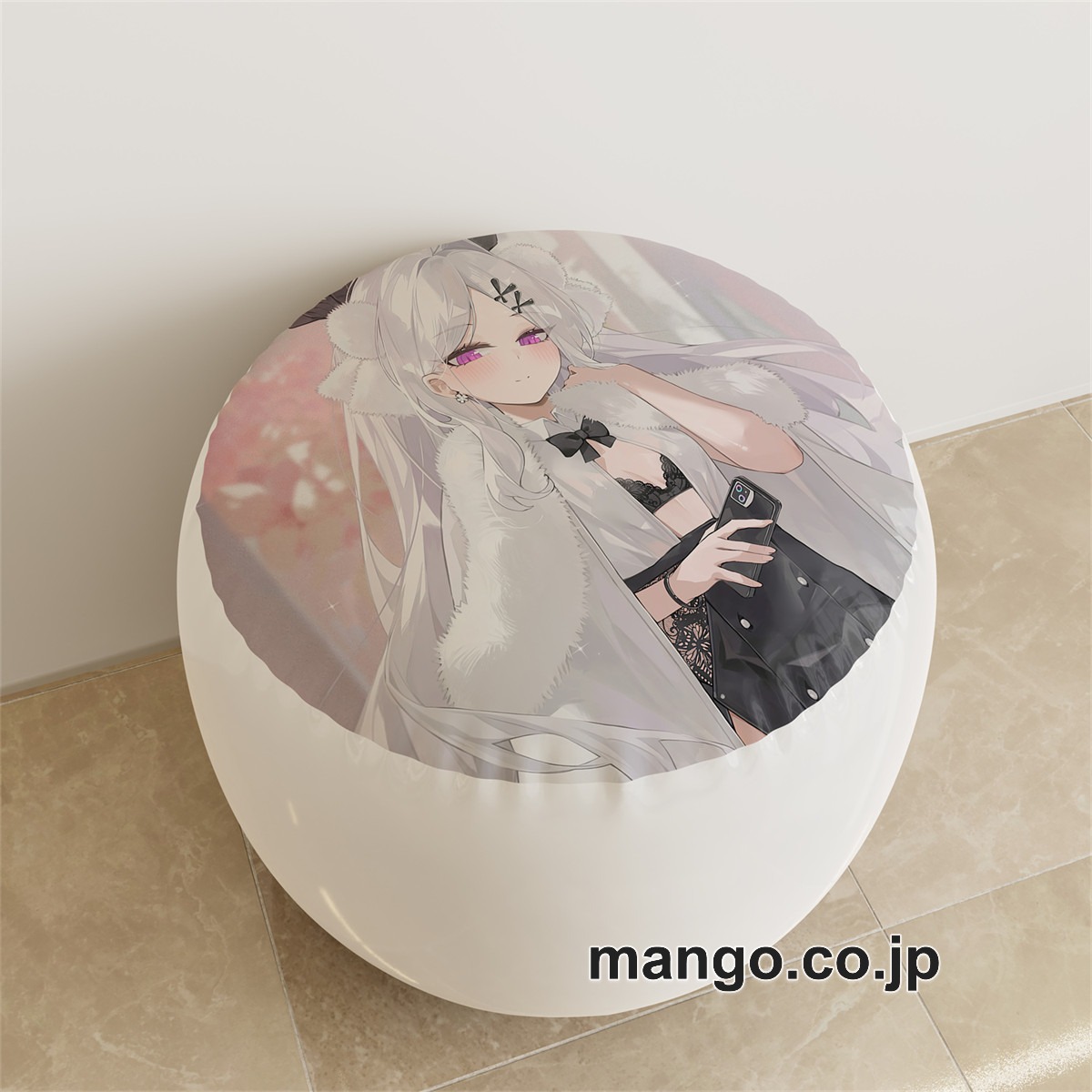 PVC ラウンドスツール【ブルーアーカイブ】空崎ヒナ アニメ キャラクターグッズ PVC製 ラウンドスツール コレクション用 2