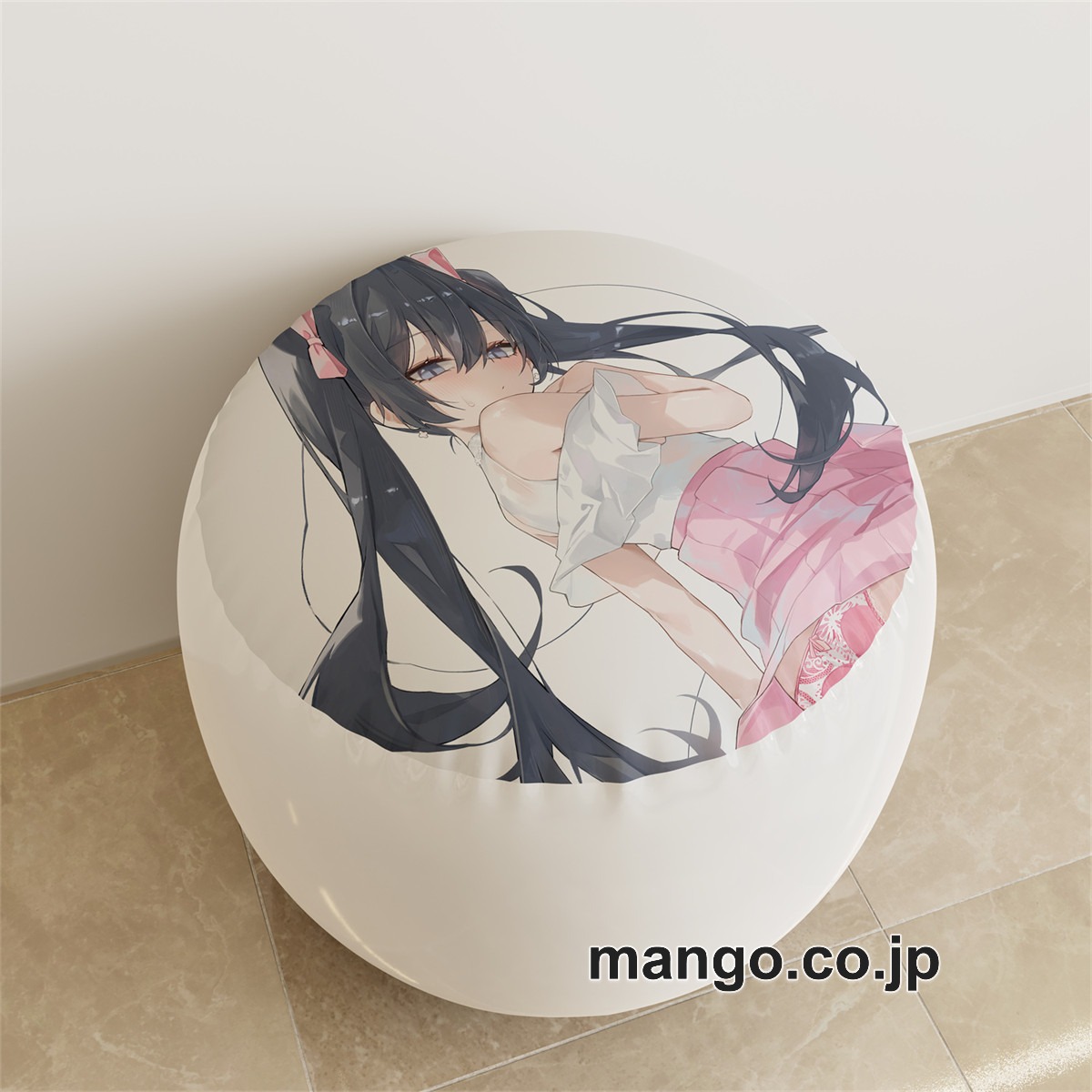 PVC ラウンドスツール【ブルーアーカイブ】空崎ヒナ 竜華キサキ アニメ キャラクターグッズ PVC製 ラウンドスツール コレクション用 2