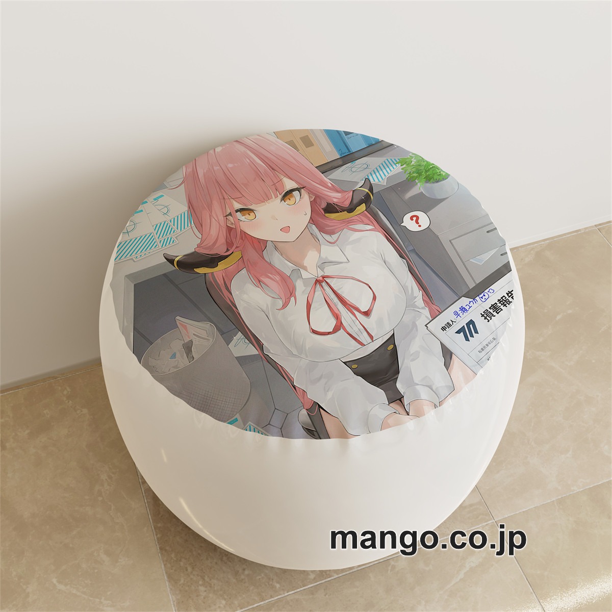 PVC ラウンドスツール【ブルーアーカイブ】陸八魔アル アニメ キャラクターグッズ PVC製 ラウンドスツール コレクション用