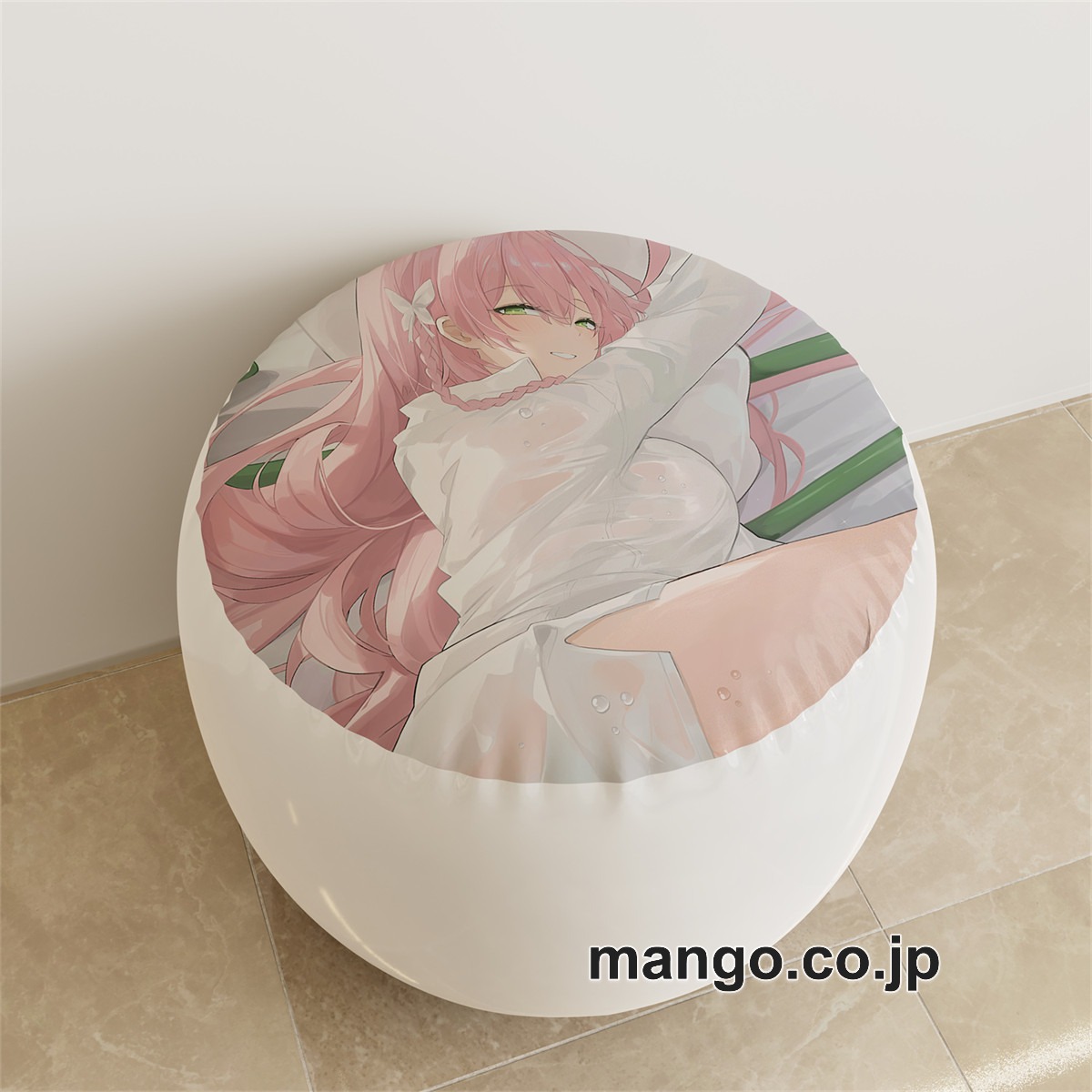 PVC ラウンドスツール【ブルーアーカイブ】浦和ハナコ アニメ キャラクターグッズ PVC製 ラウンドスツール コレクション用 2
