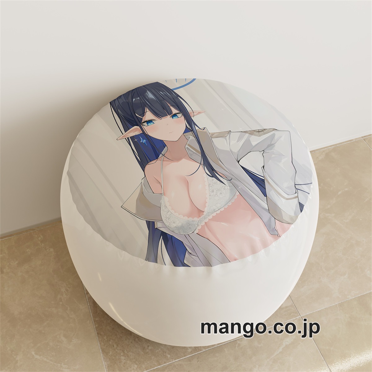 PVC ラウンドスツール【ブルーアーカイブ】七神リン 浅黄ムツキ アニメ キャラクターグッズ PVC製 ラウンドスツール コレクション用