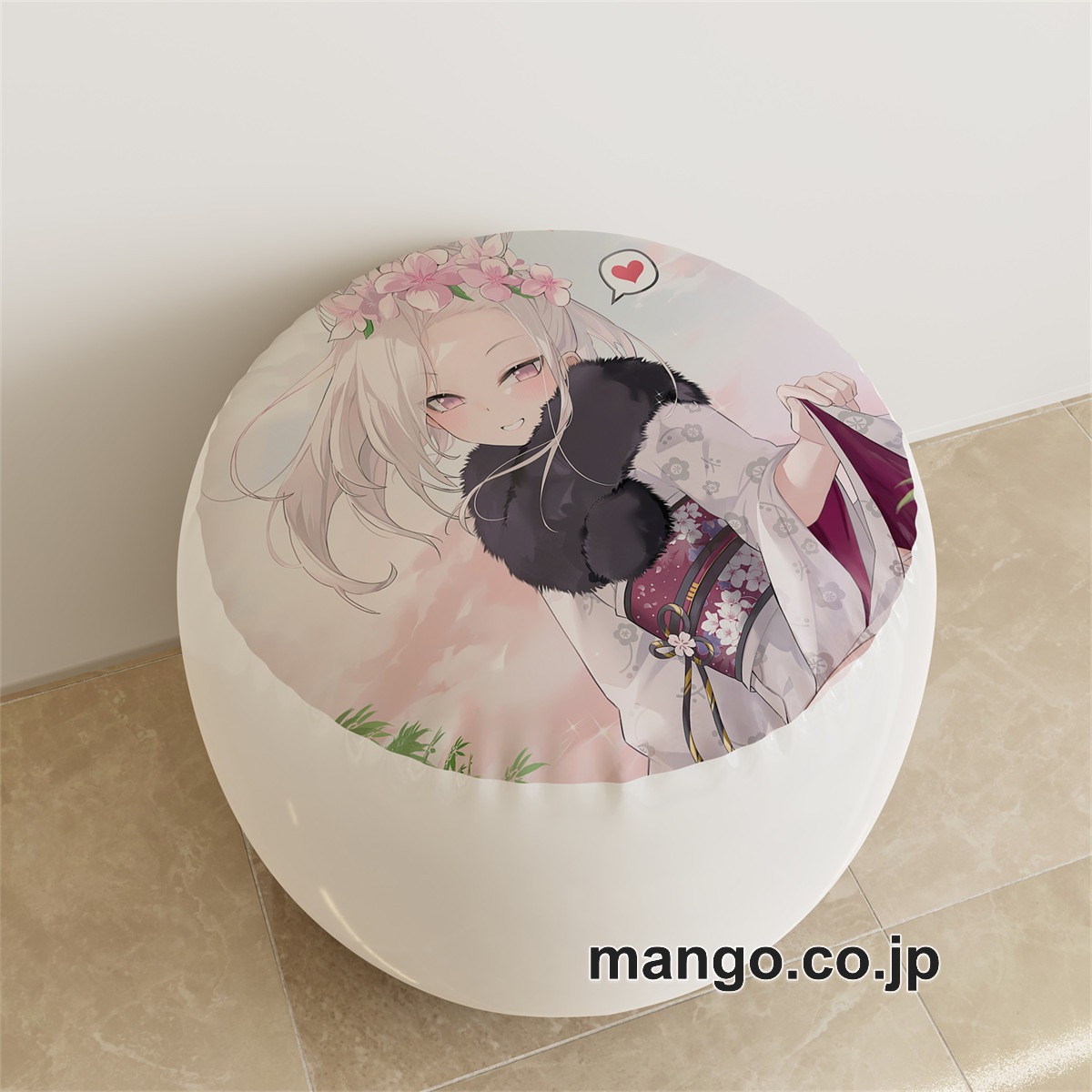 PVC ラウンドスツール【ブルーアーカイブ】七神リン 浅黄ムツキ アニメ キャラクターグッズ PVC製 ラウンドスツール コレクション用 2