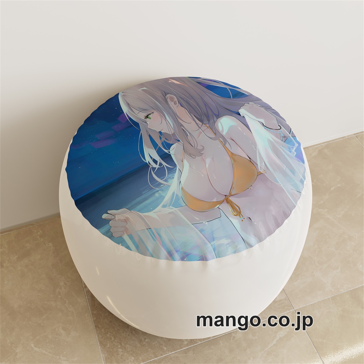 PVC ラウンドスツール【ブルーアーカイブ】聖園ミカ 十六夜ノノミ アニメ キャラクターグッズ PVC製 ラウンドスツール コレクション用 2