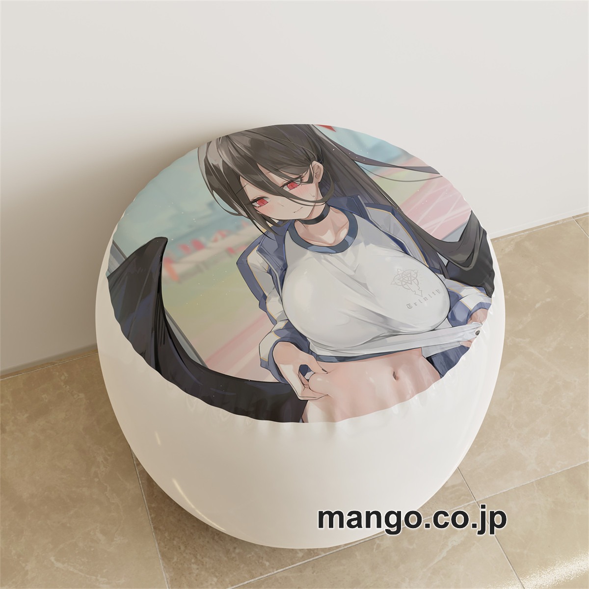 PVC ラウンドスツール【ブルーアーカイブ】伊落マリー 羽川ハスミ アニメ キャラクターグッズ PVC製 ラウンドスツール コレクション用 2