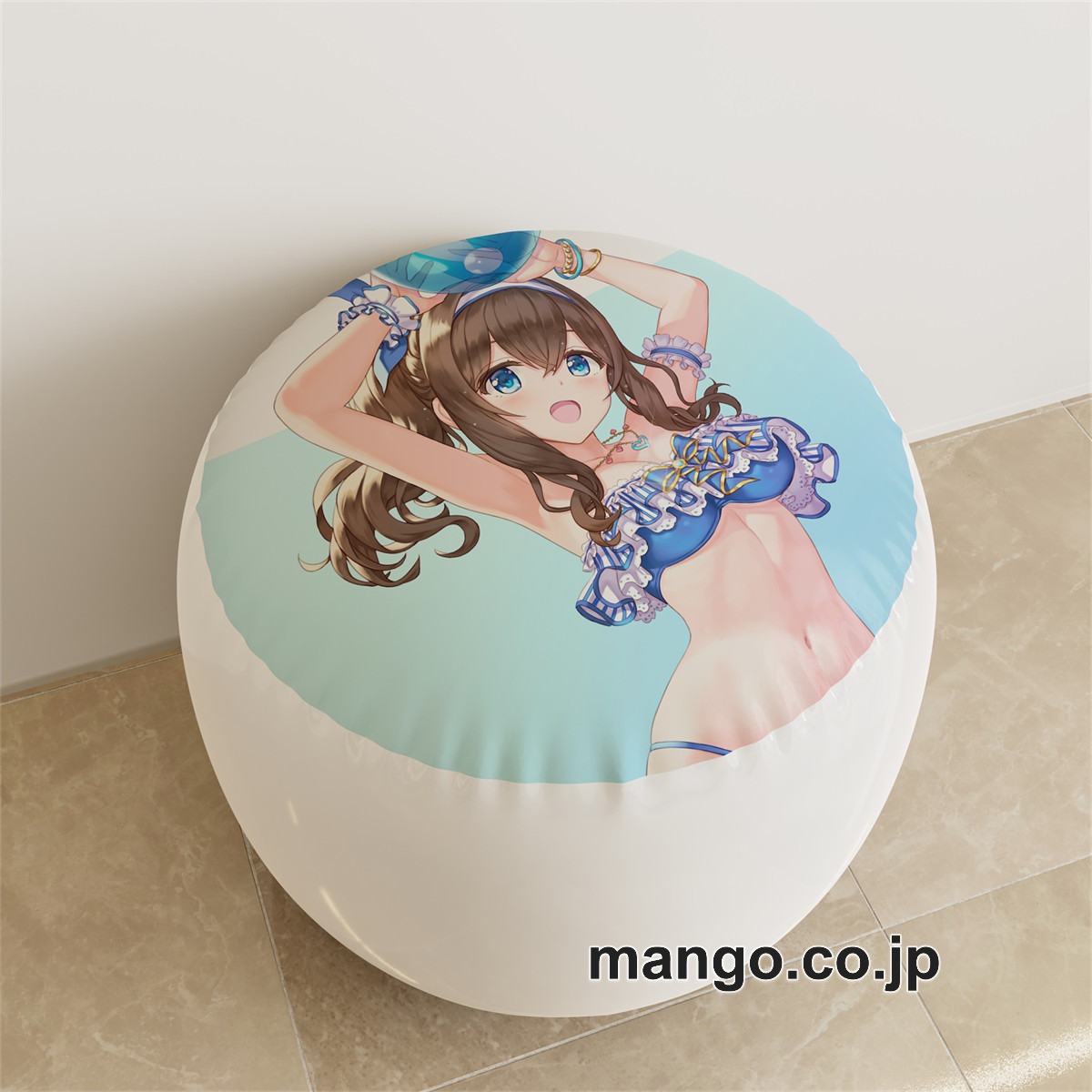 PVC ラウンドスツール【アイドルマスターシンデレラガールズ】鷺沢文香 アニメ キャラクターグッズ PVC製 ラウンドスツール コレクション用
