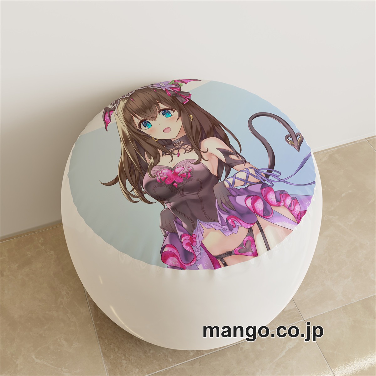 PVC ラウンドスツール【アイドルマスターシンデレラガールズ】鷺沢文香 アニメ キャラクターグッズ PVC製 ラウンドスツール コレクション用 2