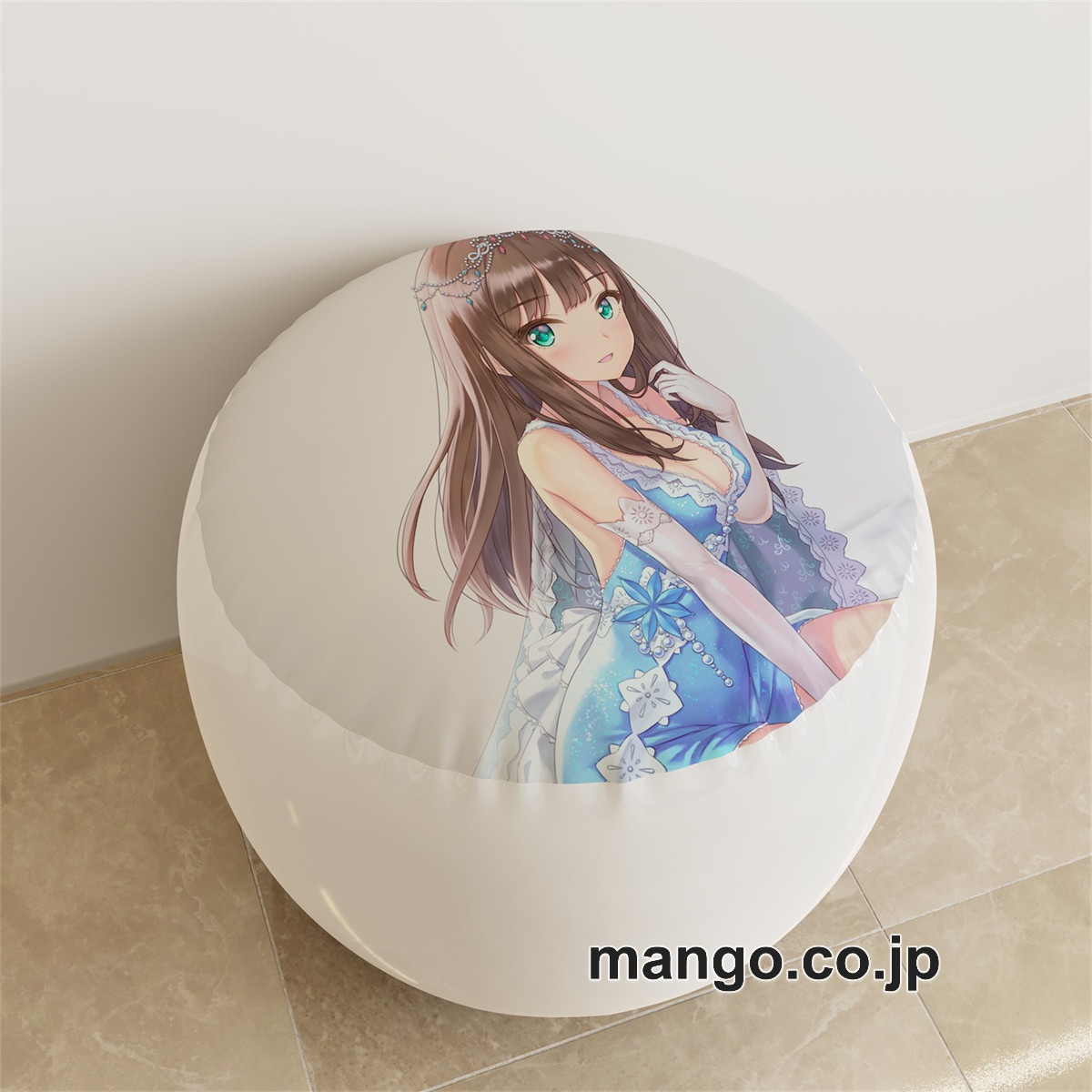 PVC ラウンドスツール【アイドルマスターシンデレラガールズ】渋谷凛 アニメ キャラクターグッズ PVC製 ラウンドスツール コレクション用