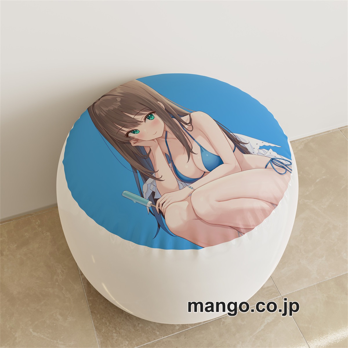 PVC ラウンドスツール【アイドルマスターシンデレラガールズ】渋谷凛 アニメ キャラクターグッズ PVC製 ラウンドスツール コレクション用 2