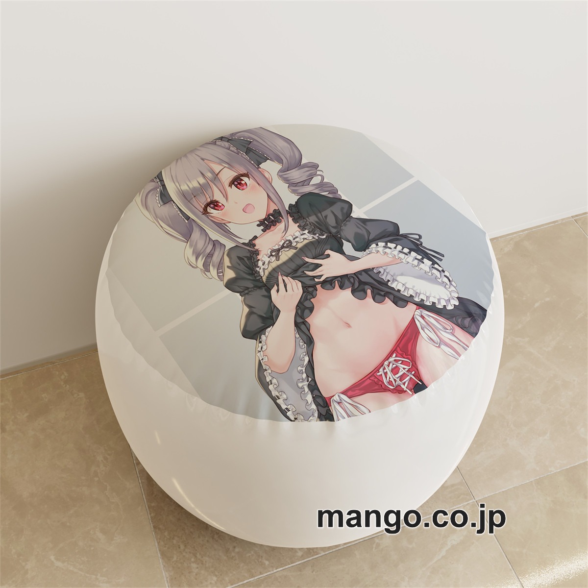 PVC ラウンドスツール【アイドルマスターシンデレラガールズ】神崎蘭子 アニメ キャラクターグッズ PVC製 ラウンドスツール コレクション用 2