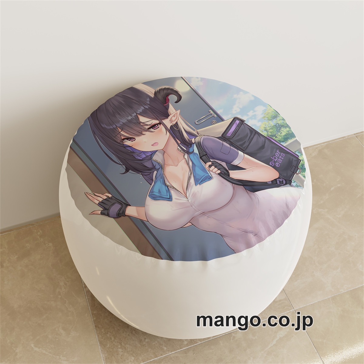 PVC ラウンドスツール【オリジナル】サキュバス アニメ キャラクターグッズ PVC製 ラウンドスツール コレクション用