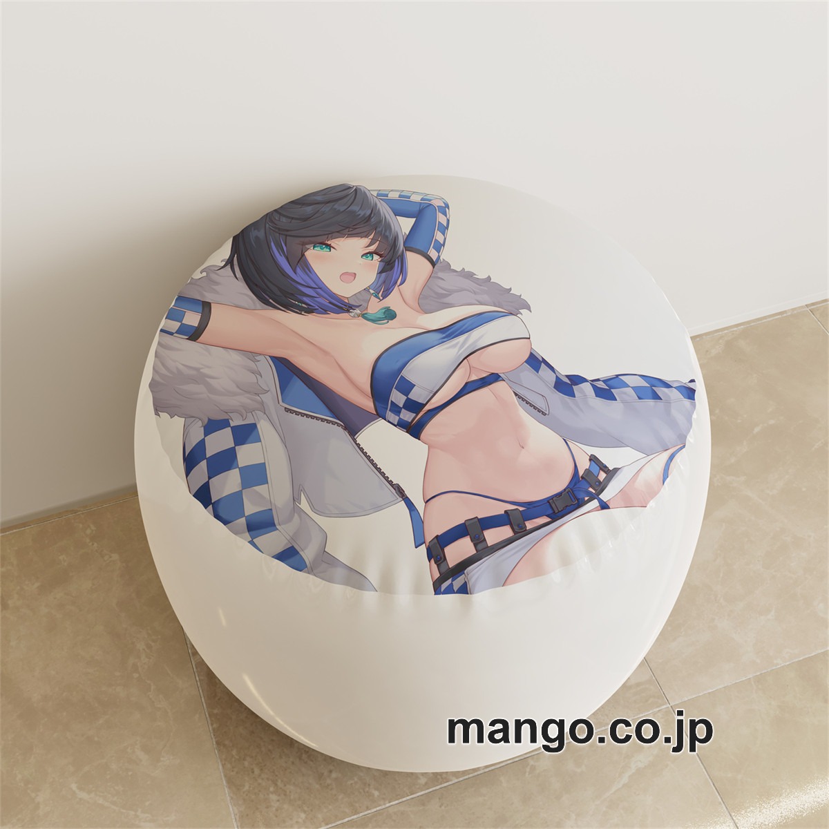 PVC ラウンドスツール【原神】神里綾華 蘭 アニメ キャラクターグッズ PVC製 ラウンドスツール コレクション用 2