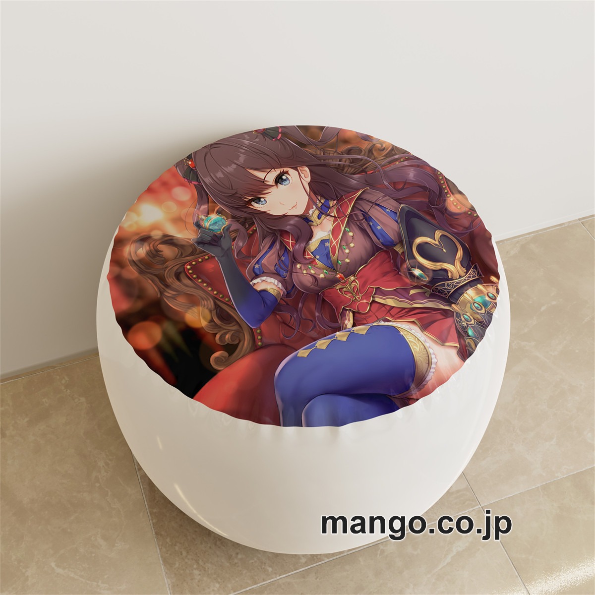PVC ラウンドスツール【アイドルマスターシャイニーカラーズ】一ノ瀬志希 アニメ キャラクターグッズ PVC製 ラウンドスツール コレクション用