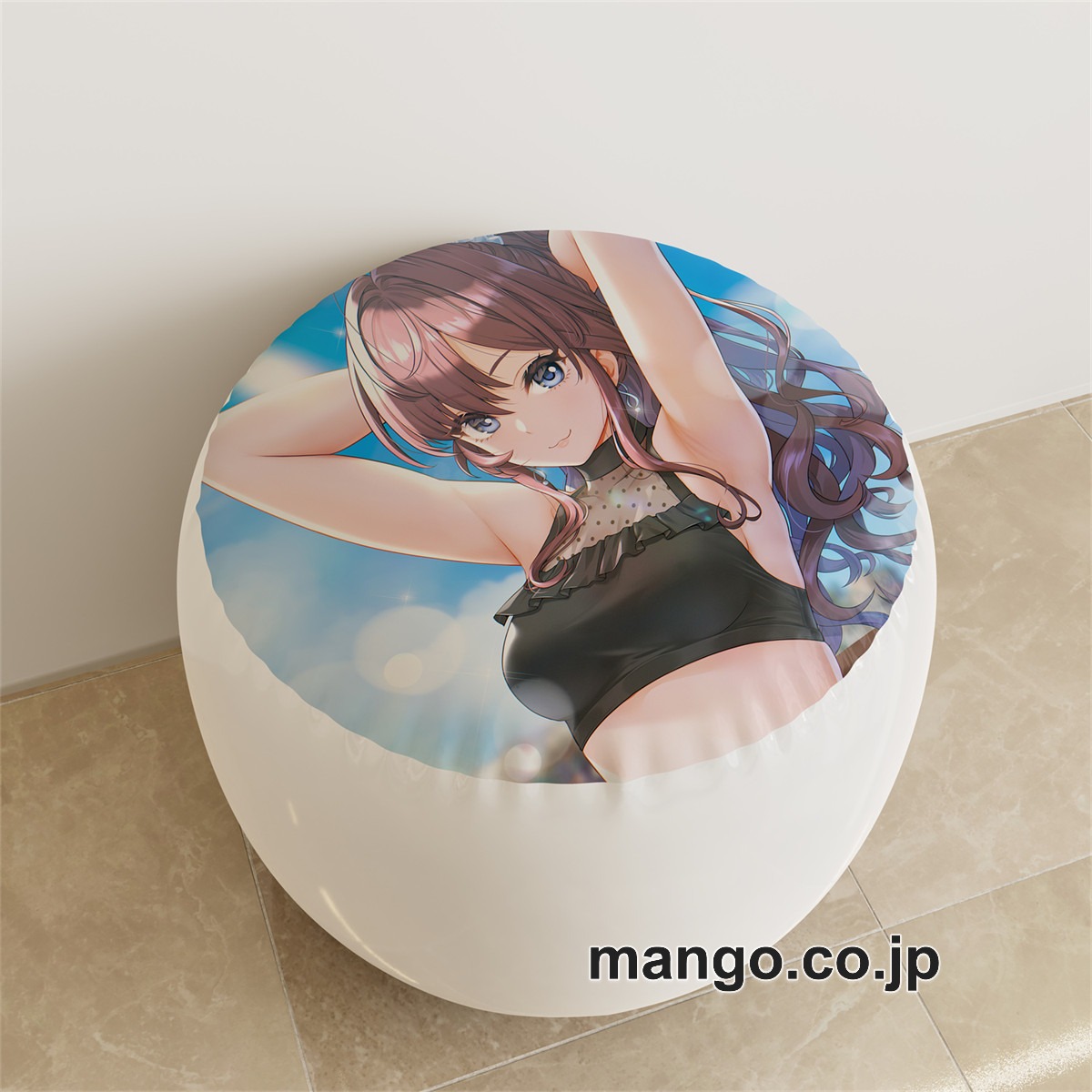 PVC ラウンドスツール【アイドルマスターシャイニーカラーズ】一ノ瀬志希 アニメ キャラクターグッズ PVC製 ラウンドスツール コレクション用