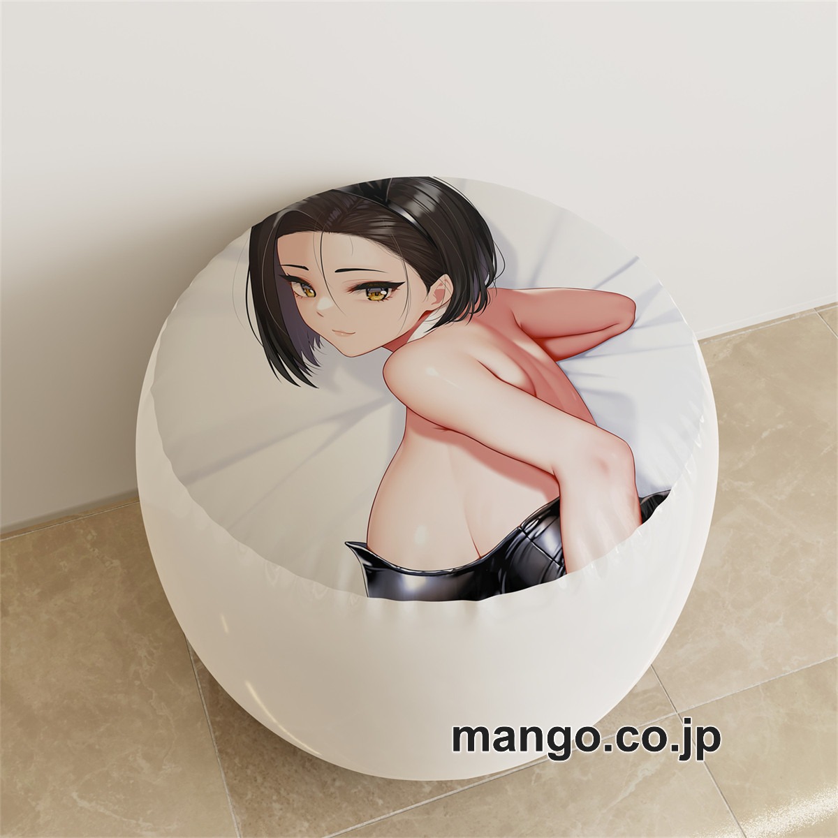 PVC ラウンドスツール【矢式佑子】バニーガール アニメ キャラクターグッズ PVC製 ラウンドスツール コレクション用