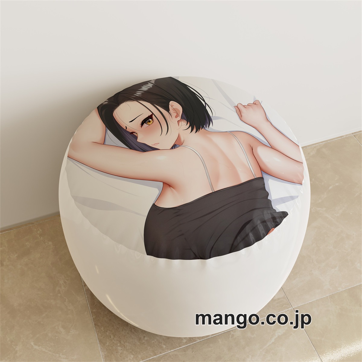 PVC ラウンドスツール【矢式佑子】着衣巨乳 アニメ キャラクターグッズ PVC製 ラウンドスツール コレクション用